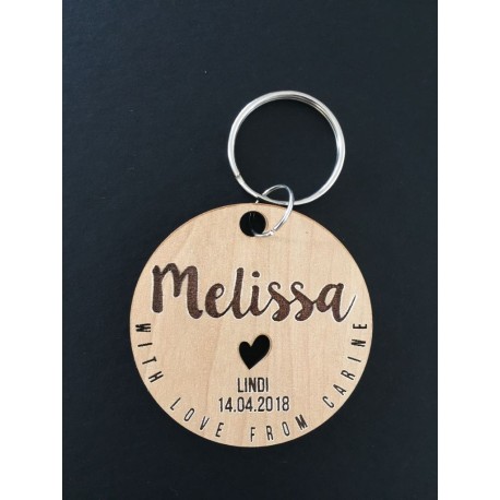 Thank you favor keyrings