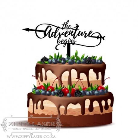 CT011 Cake topper - Adventure