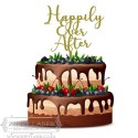 CT018 Cake topper - Happily Ever After
