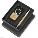 Bamboo - Keyring and Pen combo - Square