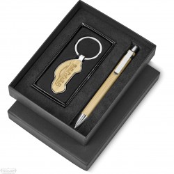 Bamboo - Keyring and Pen combo - Car