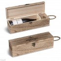 Personalized Wooden wine box with latch