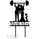 Silhouette Weight lifting