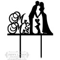 Silhouette Mr & Mrs Topper